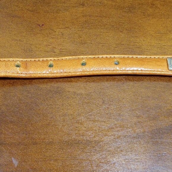 Brighton Skinny Beaded Leather Belt, Size M/32 - Vintage! main image 9